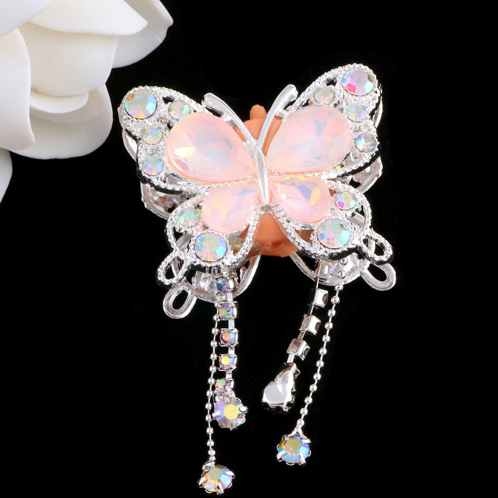 Heavy Industry Butterfly Tassel Drill Ball Can Thread Straight Hole Beads DIY Phone Chain Keychain Package Chain Accessories