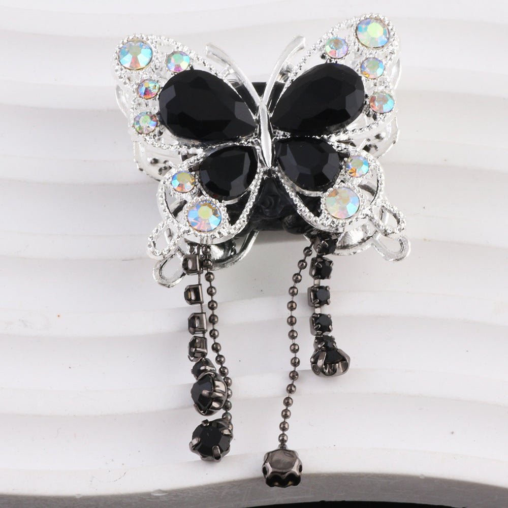 Heavy Industry Butterfly Tassel Drill Ball Can Thread Straight Hole Beads DIY Phone Chain Keychain Package Chain Accessories