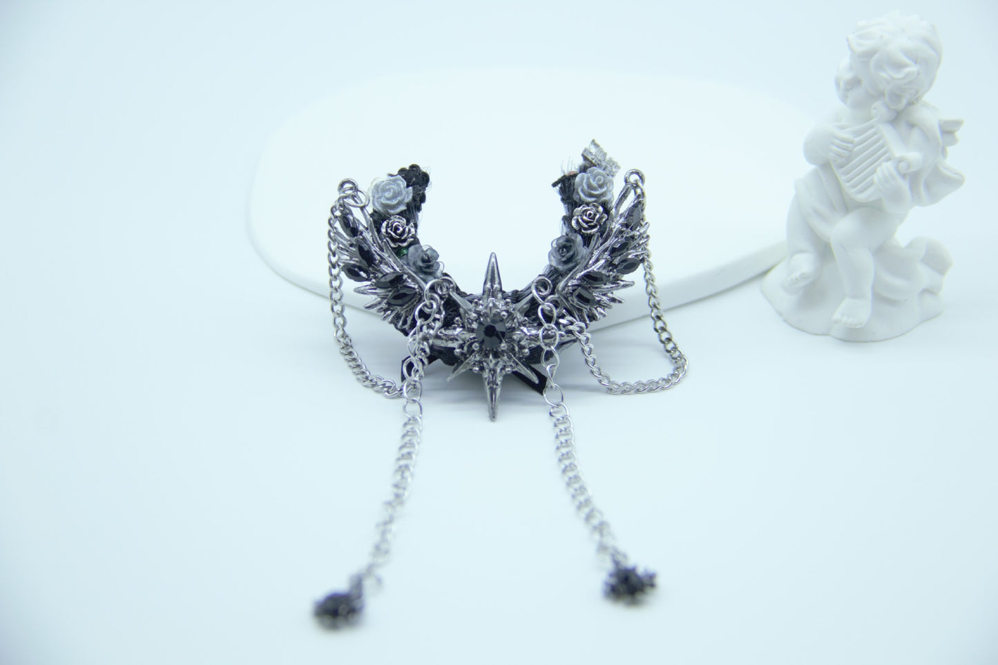 Heavy Industry Dark Hexagram Star Tassel Love Moon Chain Creative New Product Premium DIY Jewelry Accessories