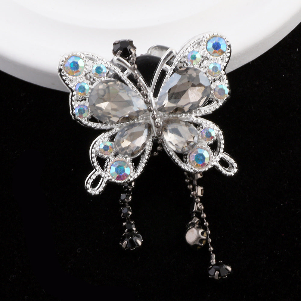 Heavy Industry Butterfly Tassel Drill Ball Can Thread Straight Hole Beads DIY Phone Chain Keychain Package Chain Accessories
