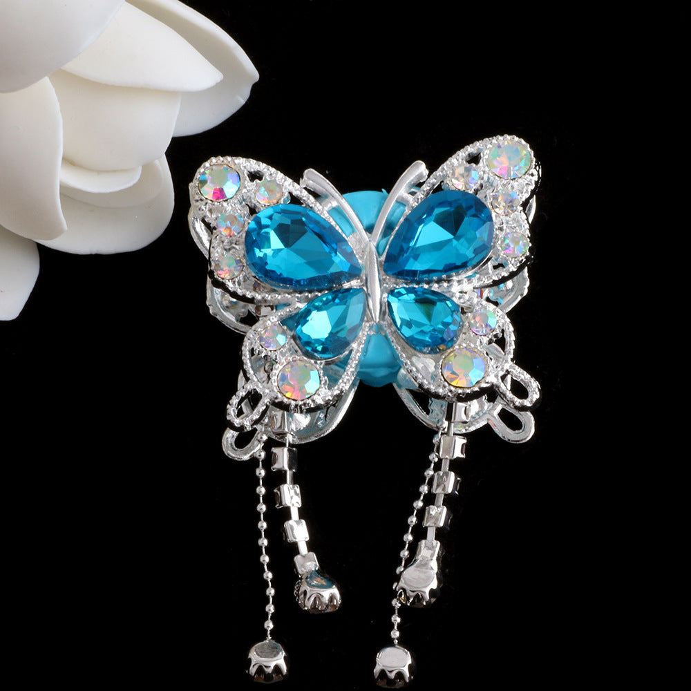 Heavy Industry Butterfly Tassel Drill Ball Can Thread Straight Hole Beads DIY Phone Chain Keychain Package Chain Accessories