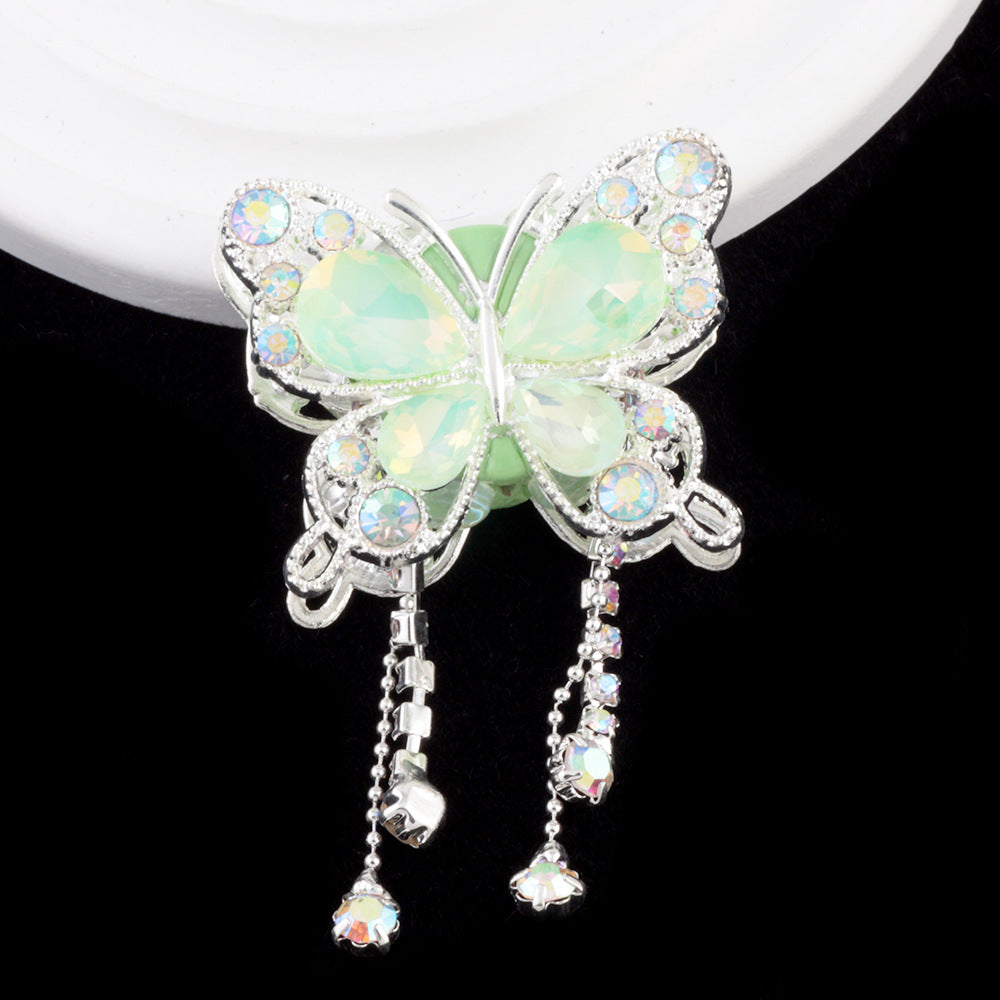 Heavy Industry Butterfly Tassel Drill Ball Can Thread Straight Hole Beads DIY Phone Chain Keychain Package Chain Accessories
