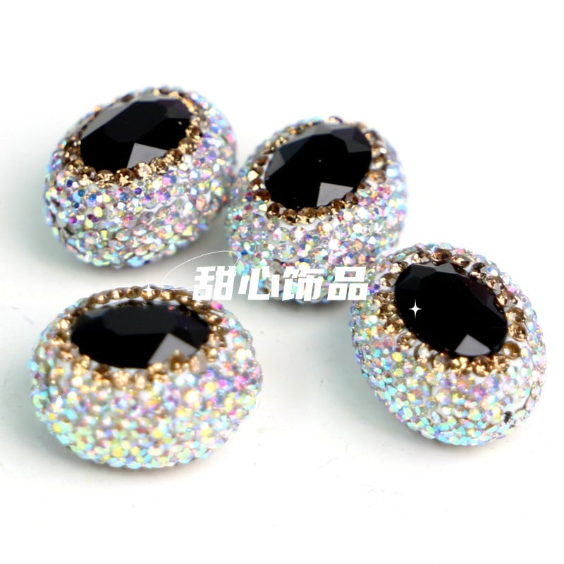 Retro pigeon egg Beads DIY Necklace Phone Chain Accessories Beads