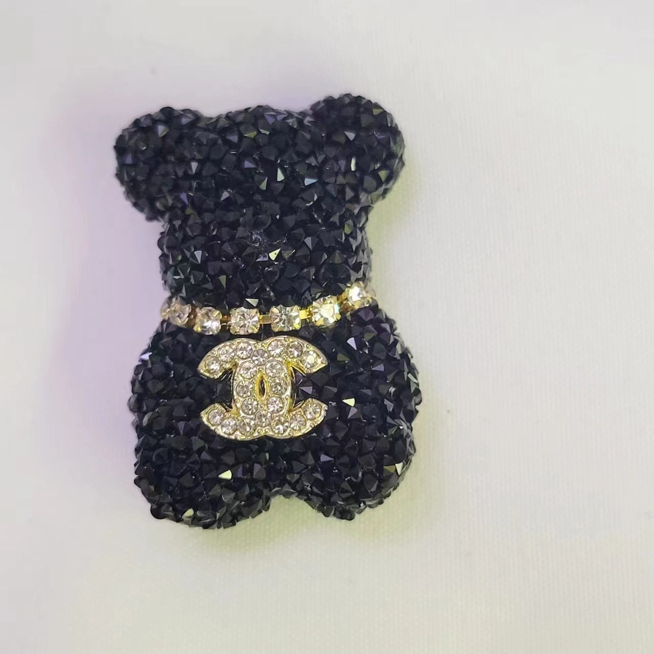 Cartoon Bear Sugar Double C Little Fragrant Sugar Bear DIY Handmade Beaded Phone Chain Keychain Pen Cap Accessories