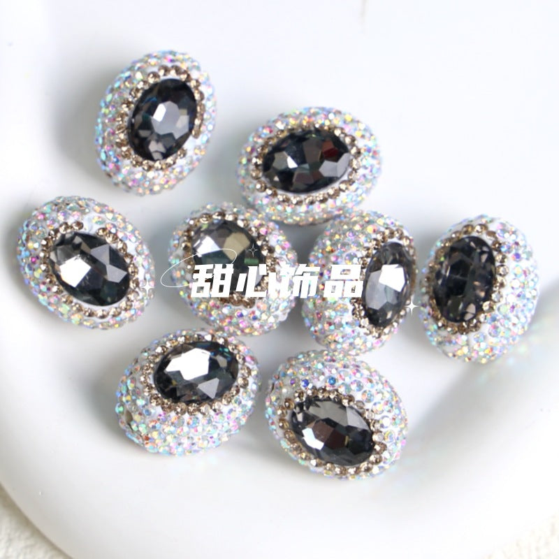 Retro pigeon egg Beads DIY Necklace Phone Chain Accessories Beads