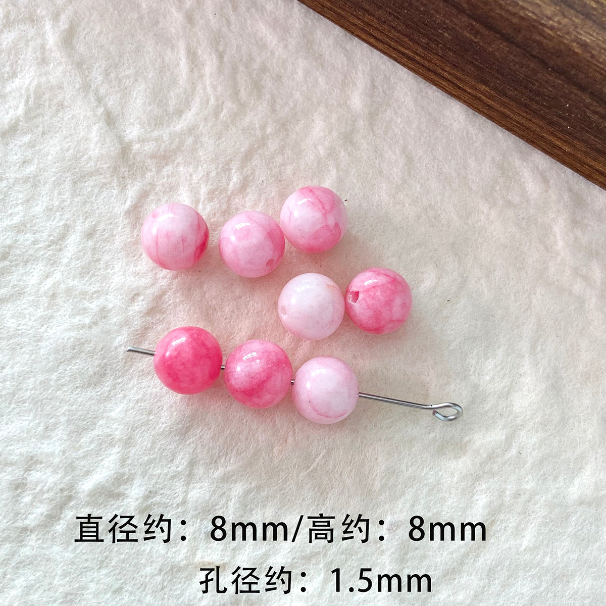 Resin Cat Ceramic Bead Wood Bead Loose Bead Bracelet Necklace DIY Accessories Material Bead